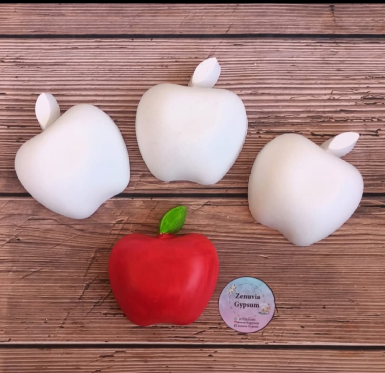 تفاحة جبس 🍎