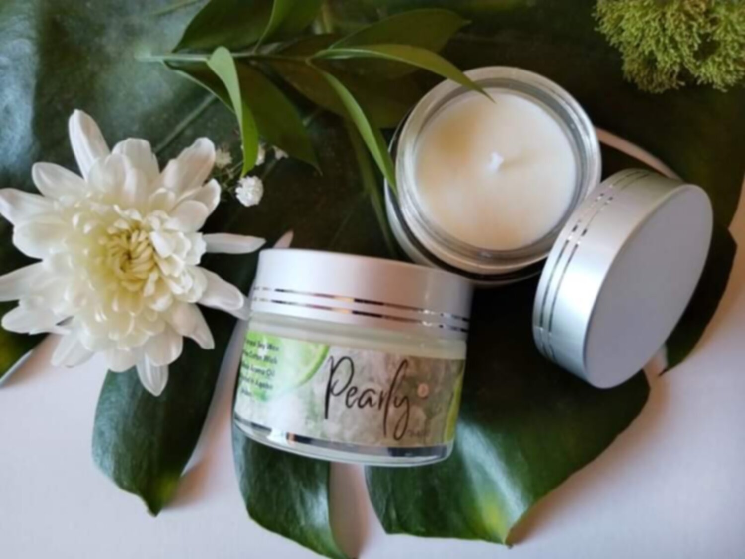 شمعة طبيعية معطرة 