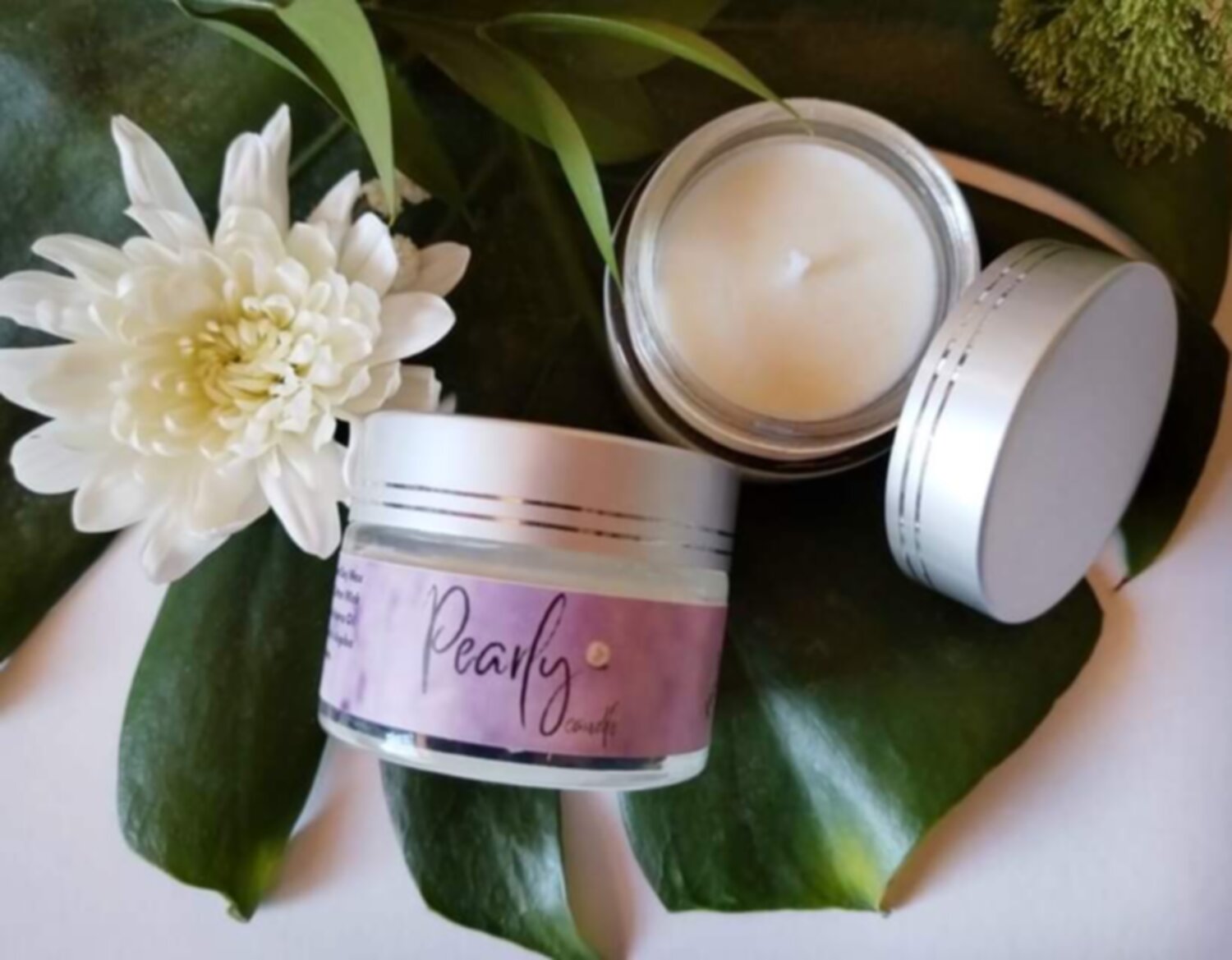 شمعة طبيعية معطرة 