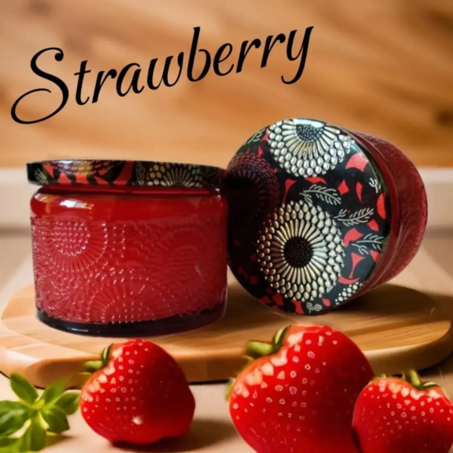 شمعة الفراولة