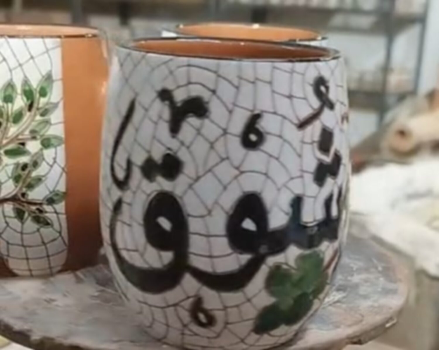 كوب خزف فسيفسائي