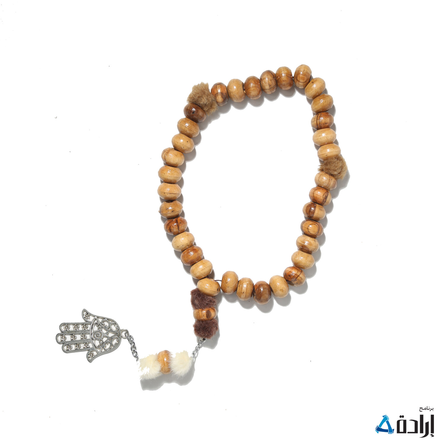 مسبحة خشب مع كف